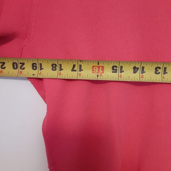 Cable & Gauge Sweater Zip Up Womens Size Large Pink - Picture 5 of 6